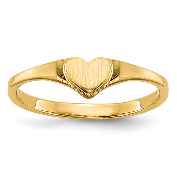 10ky Children's Heart Ring