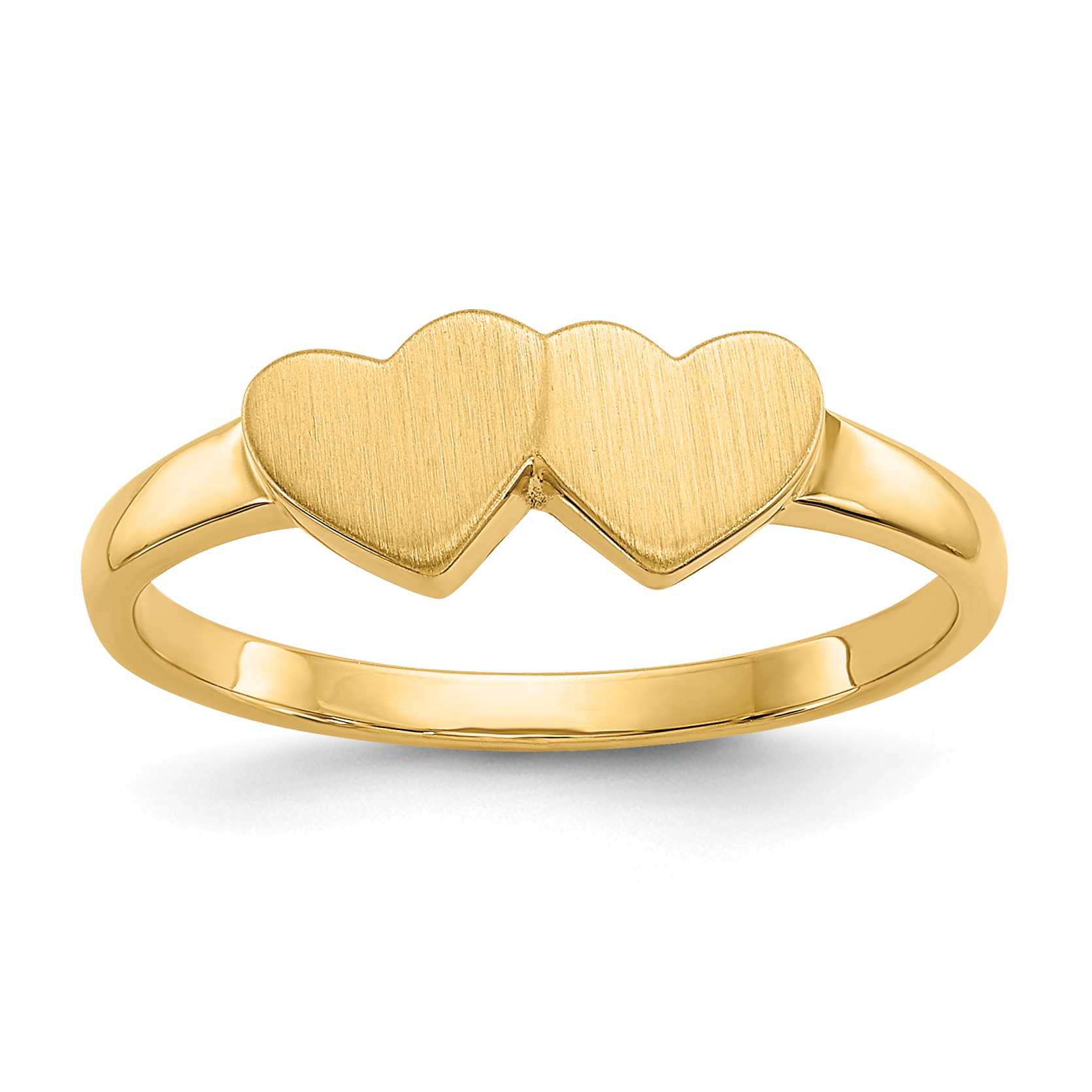14k 5.5x5.0mm Open Back Signet Ring (R253)
