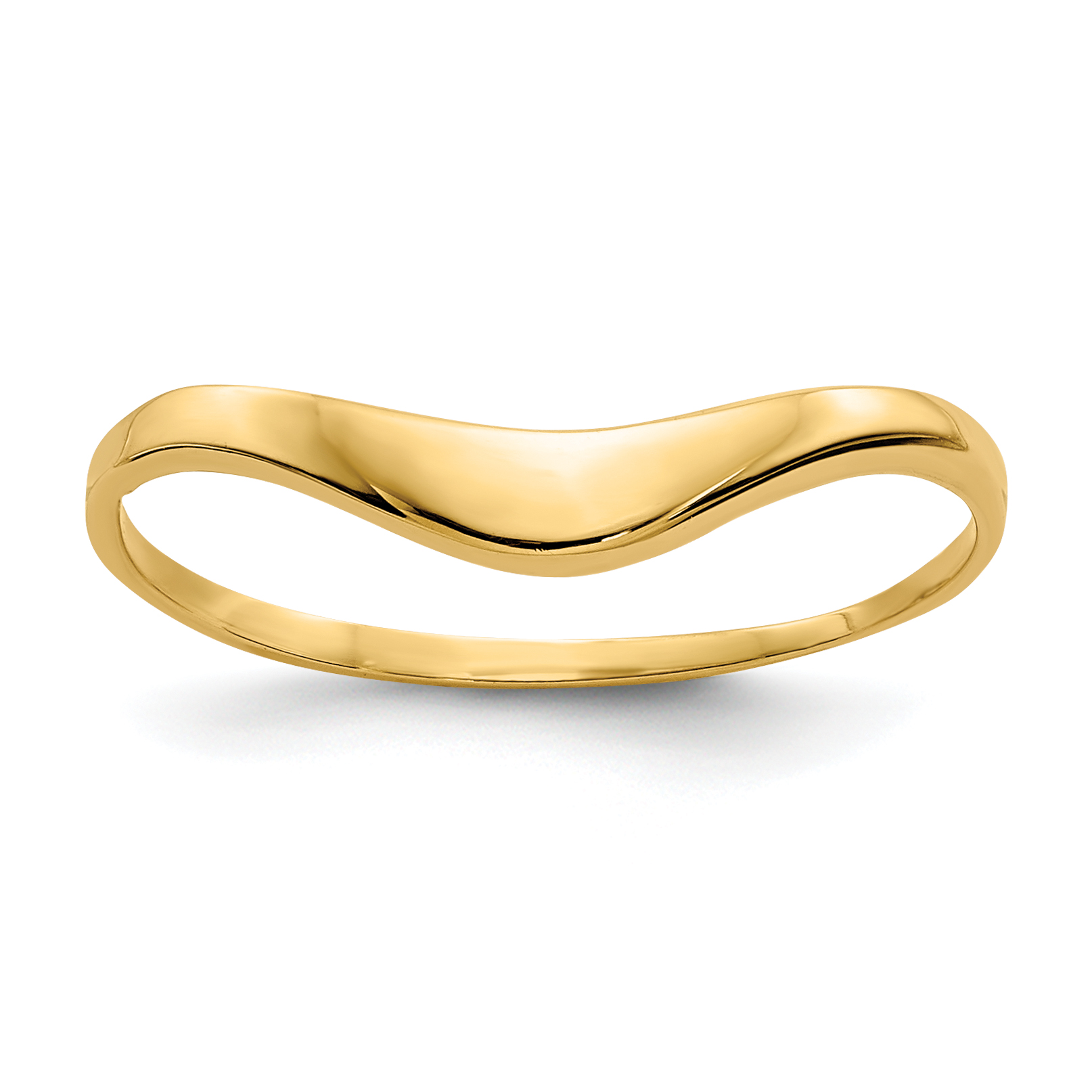 14k Polished Dome Ring (R385)