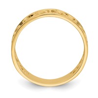 14K Yellow Gold Hearts Ring view 2