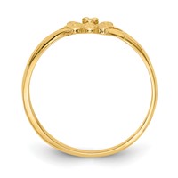 14K Butterfly Size 2 Ring view 2