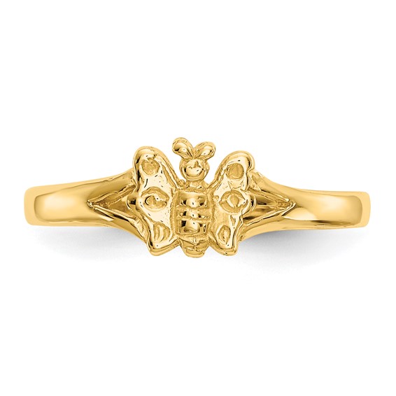 Gold Polished Children's Rings