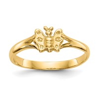14K Butterfly Size 2 Ring view 1