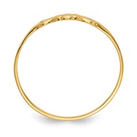14K Yellow Gold Flower Ring view 2