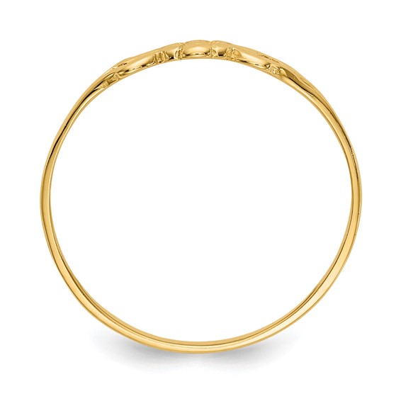 Gold Polished Children's Rings