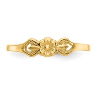 14K Yellow Gold Flower Ring view 5