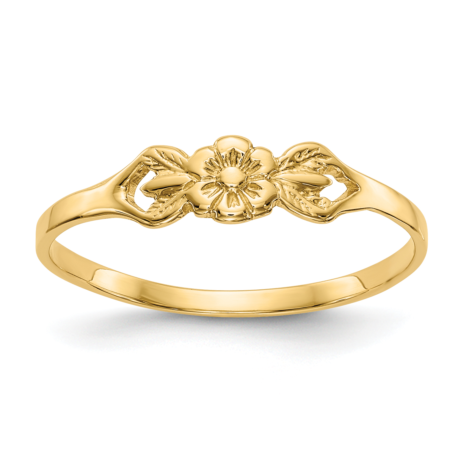 14K Flower Baby Ring (R532)