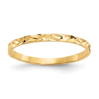 Polished Gold Children's Rings