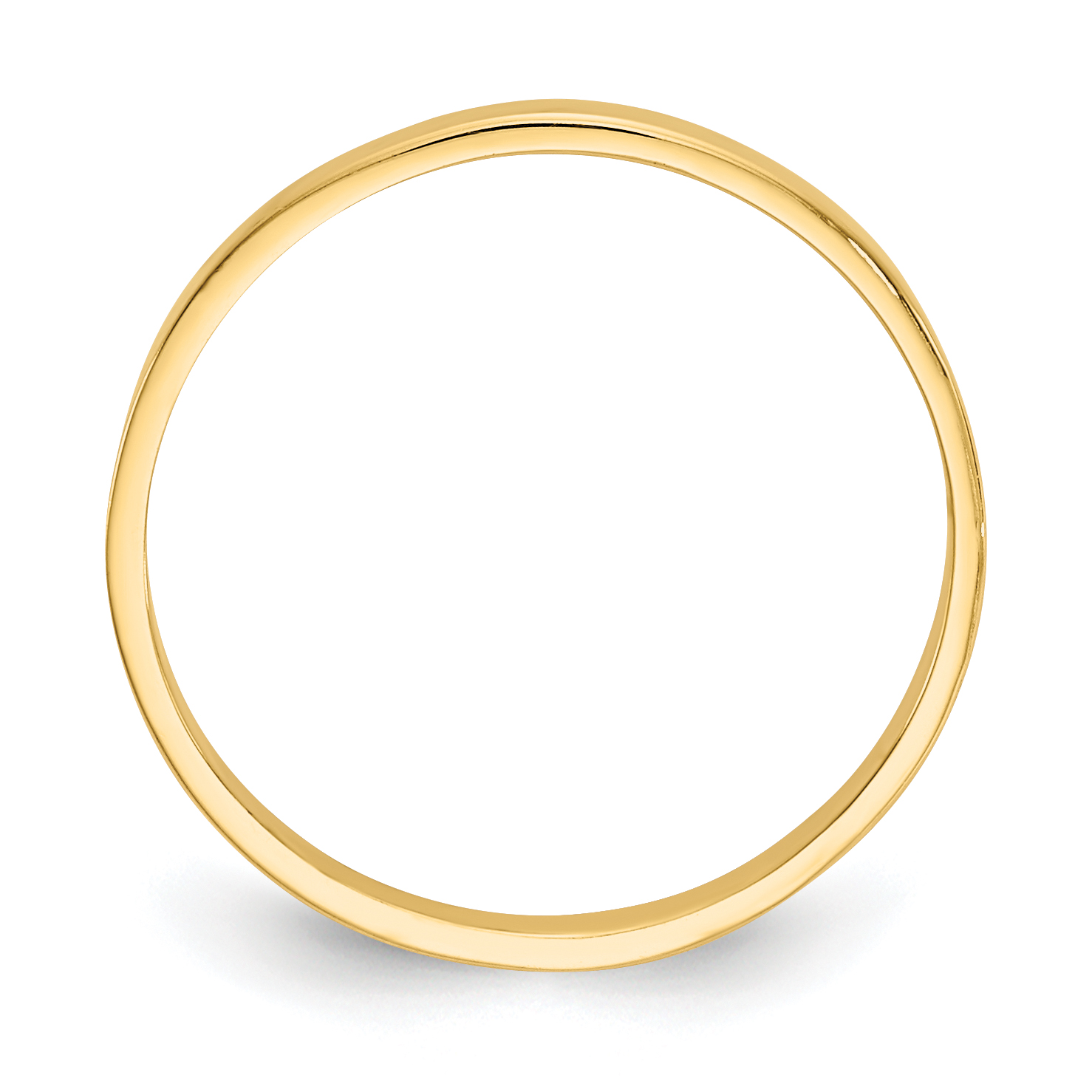 14K High Polished Band Childs Ring R535 - Picture 2 of 5