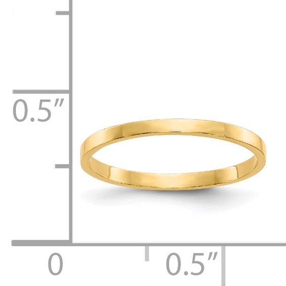 Gold Polished Childrens Rings
