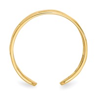 14K Yellow Gold Diamond Shapes Toe Ring view 2