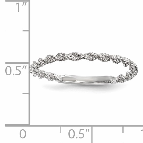 Gold Polished Twisted Rope Rings