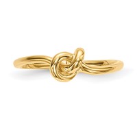 14K Polished Knot Ring view 3