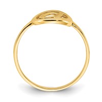 14K Yellow Gold Gold Polished @ Symbol Ring view 2