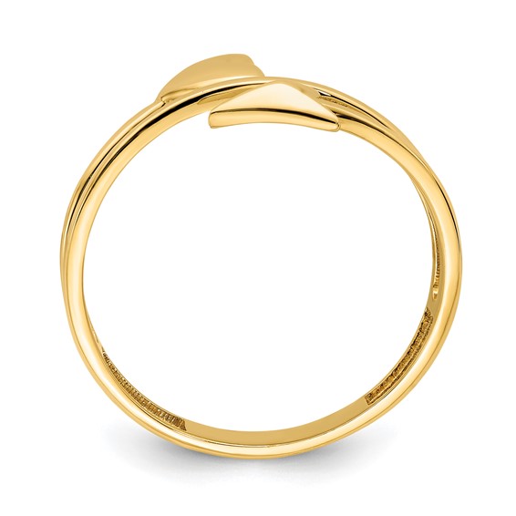14K Heart and Arrow Ring