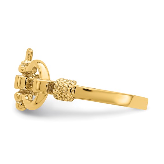 Gold Polished Shackle Rings