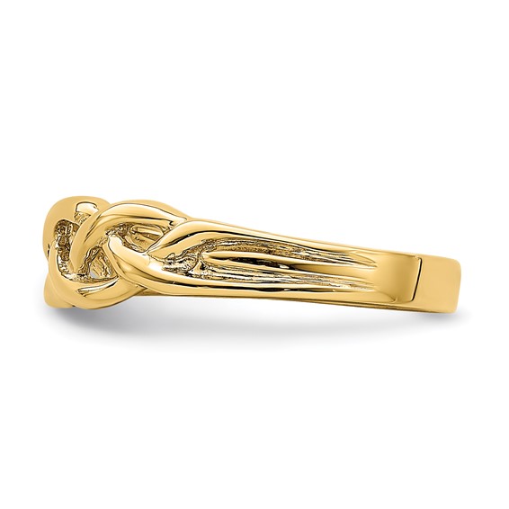 14k Polished Braided Ring