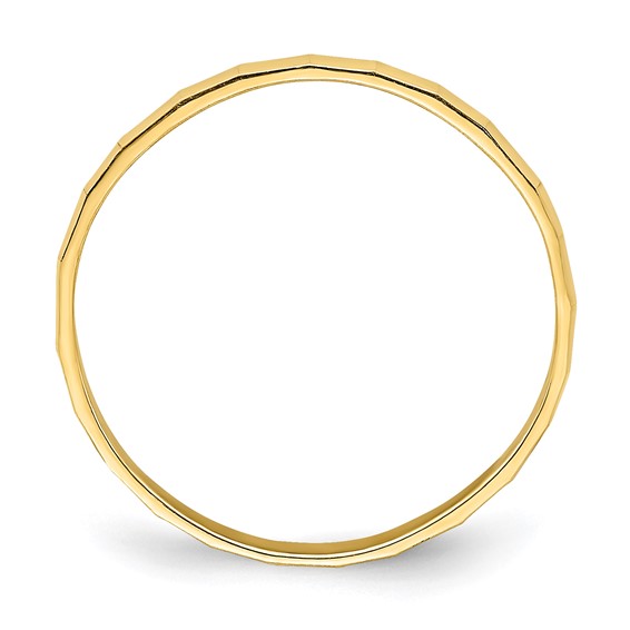 Gold Polished Childrens Rings