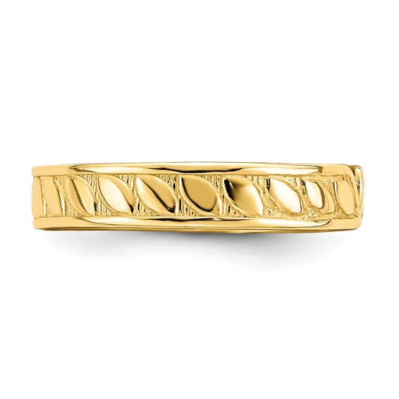 Gold Polished Toe Rings