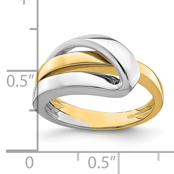 Gold Polished Fashion Rings