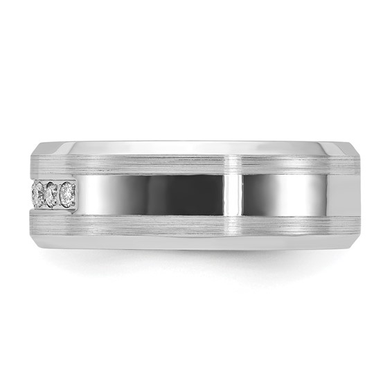 7- .025 RD DIAS, COLBALT MEN'S RING - Mel:F60