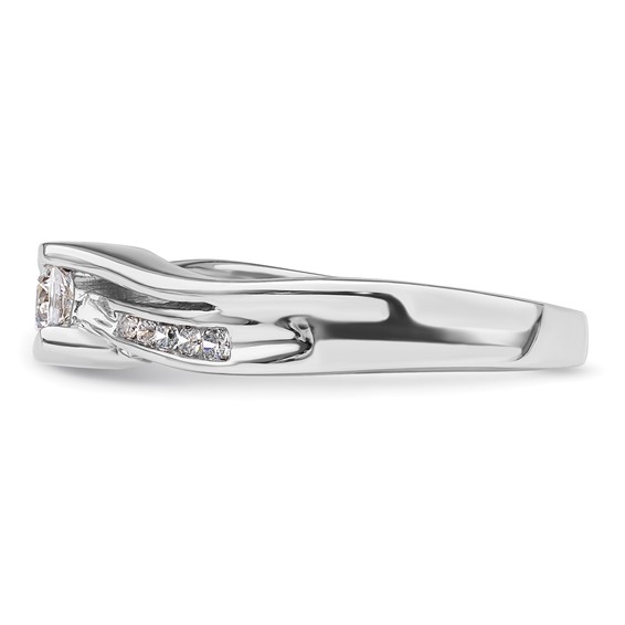 Sterling Silver Polished CZ Ring