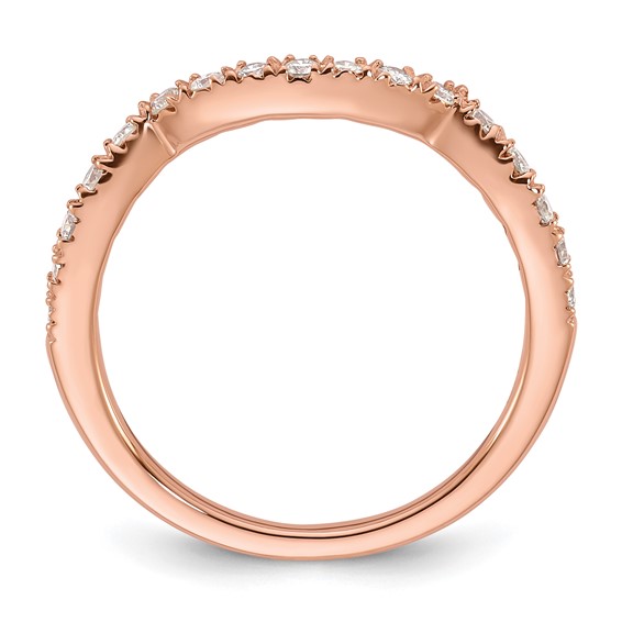 14kr Diamond Wedding Band