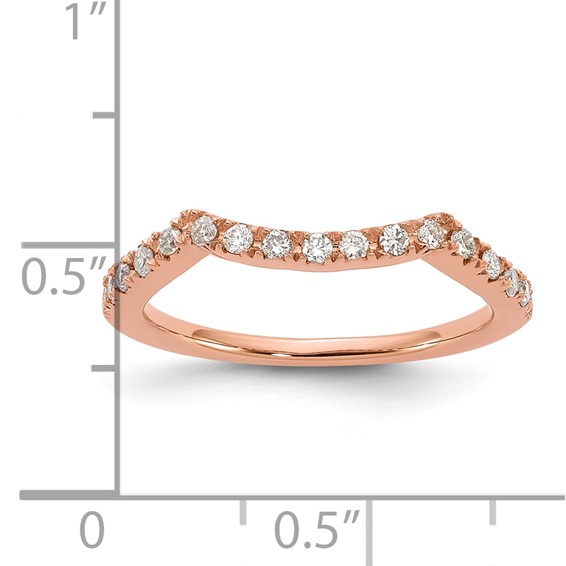 14kr Diamond Wedding Band