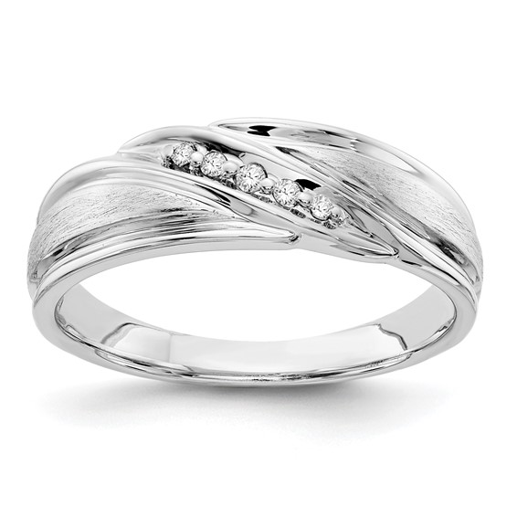 10k White Gold Diamond Ring
