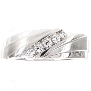 10kr Mens Diamond Band