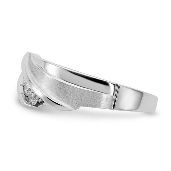 14k White Gold Lovestory Ruby & Diamond Ring