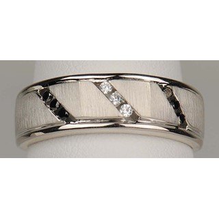10kw Blk & Wht Diamond Band