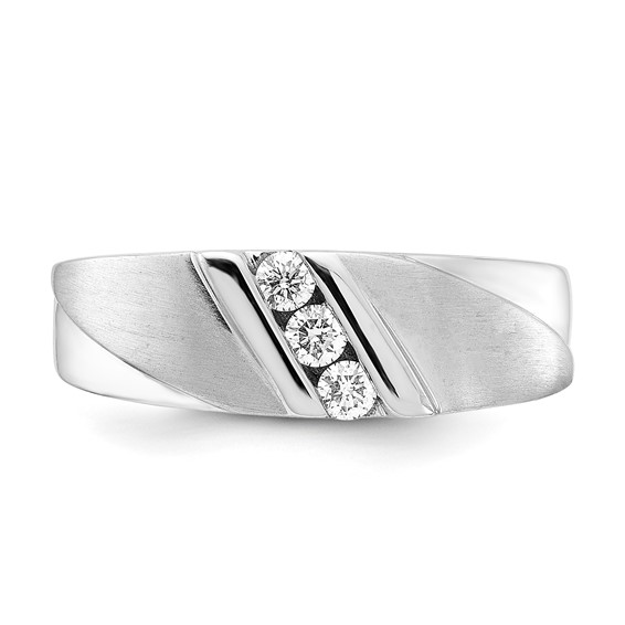 14k White Gold Lovestory Ruby & Diamond Ring