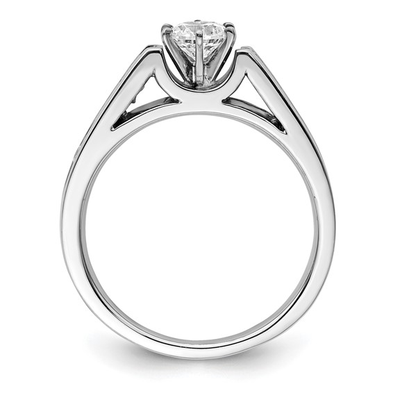 Sterling Silver Polished CZ Size 6.75 Ring