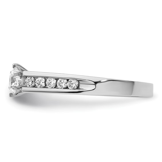 Sterling Silver Polished CZ Size 6.75 Ring