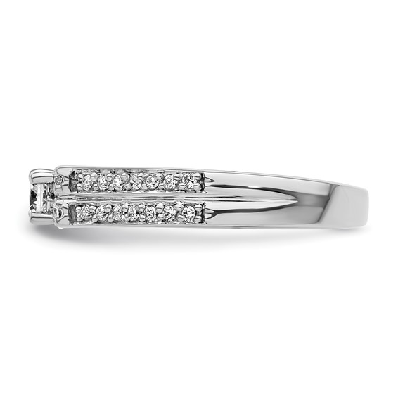 Sterling Silver Polished CZ Ring