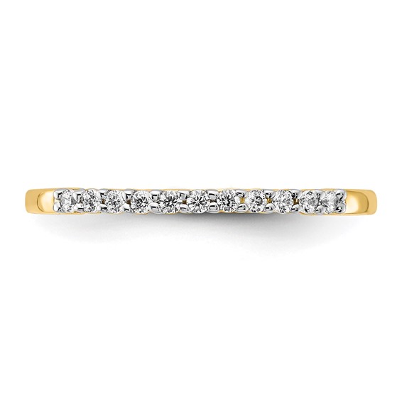10K CZ Wedding Band