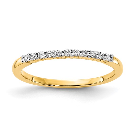 10K CZ Wedding Band