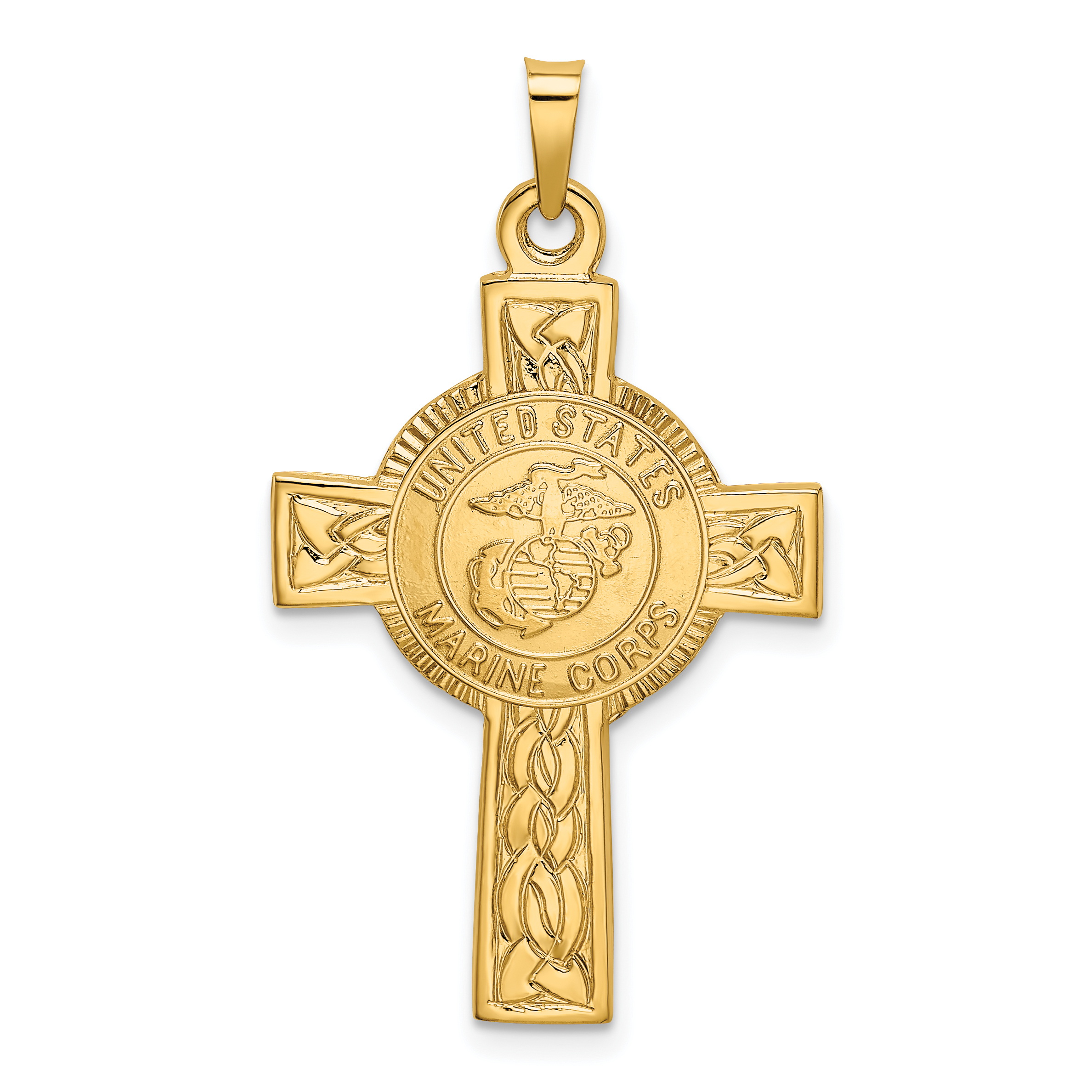 14k Cross W Marine Corps Insignia Pendant Weight 2 06 Length 37 14k Cross W Marine Corps Insignia Pendant Weight 2 06 Length 37 Width 21