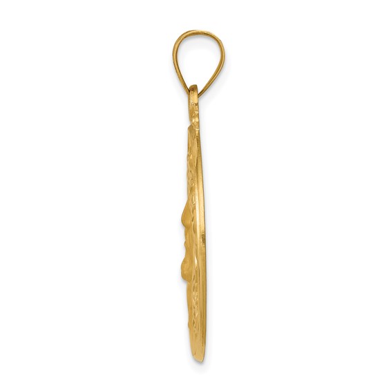 Gold Faces of Jesus Pendants