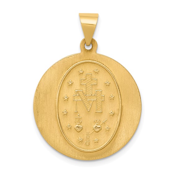 Gold Miraculous Medal Pendants