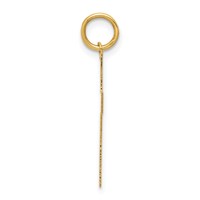 14K Yellow Gold Polished Cross Pendant view 2