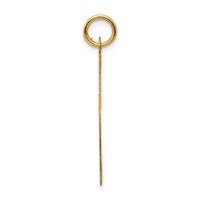 14K Yellow Gold Polished Cross Pendant view 2