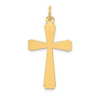 14K Cross Charm view 1