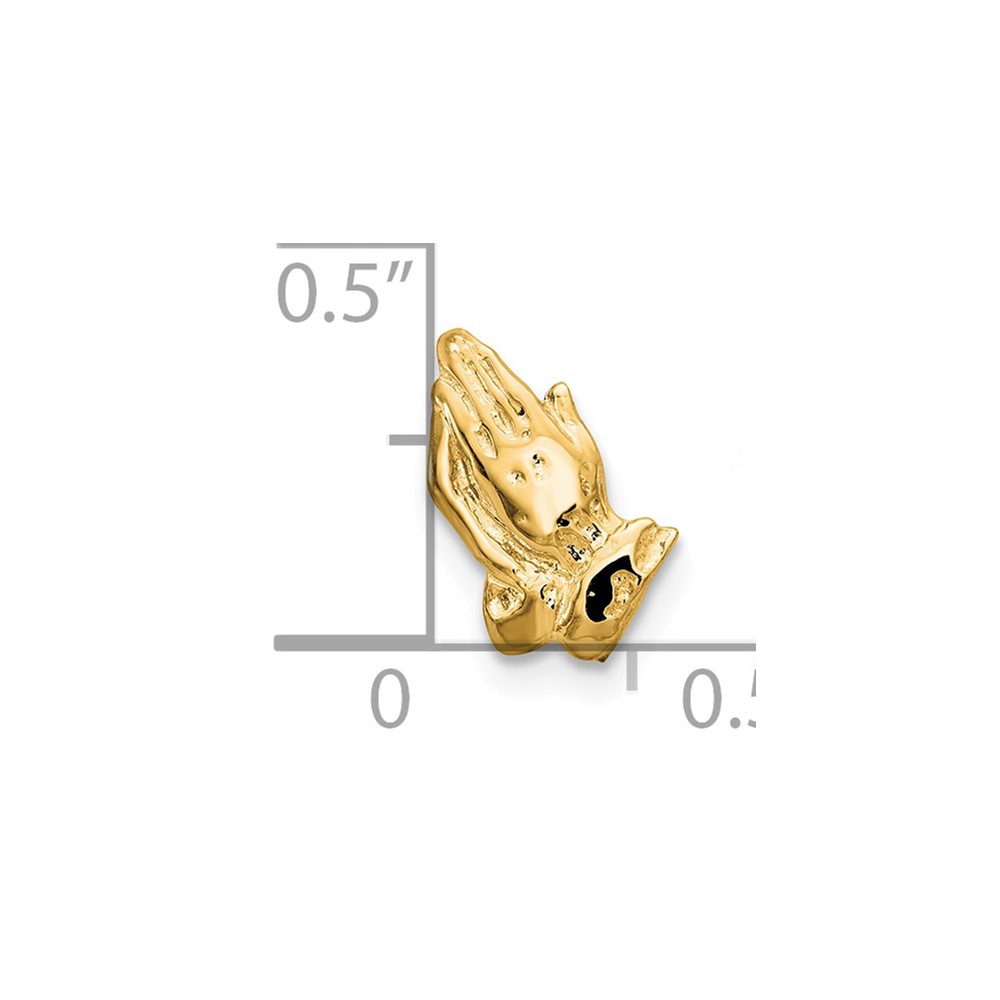 14k Praying Hands Tie Tac (REL96)