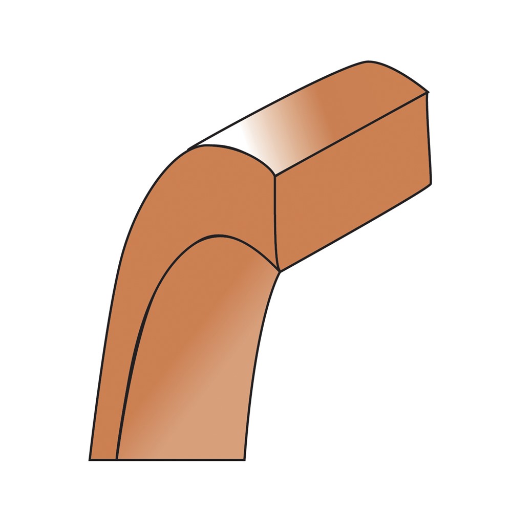 10k Rose Gold 2mm Lightweight Flat Wedding Band Size 6 (1RFLL020-6)
