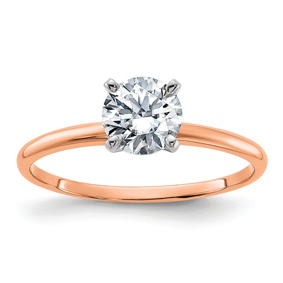 14kr 4-prong 1/2 round Very Lightweight Shank