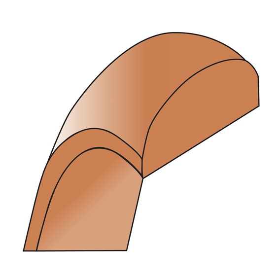 14k Rose Gold 2.5mm Half Round Band Size 4