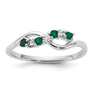 10kw Emerald and Diamond Ring