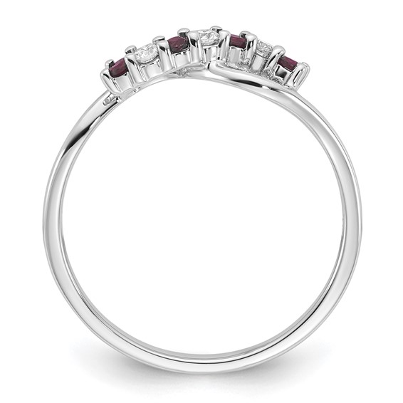 10kw Ruby and Diamond Ring